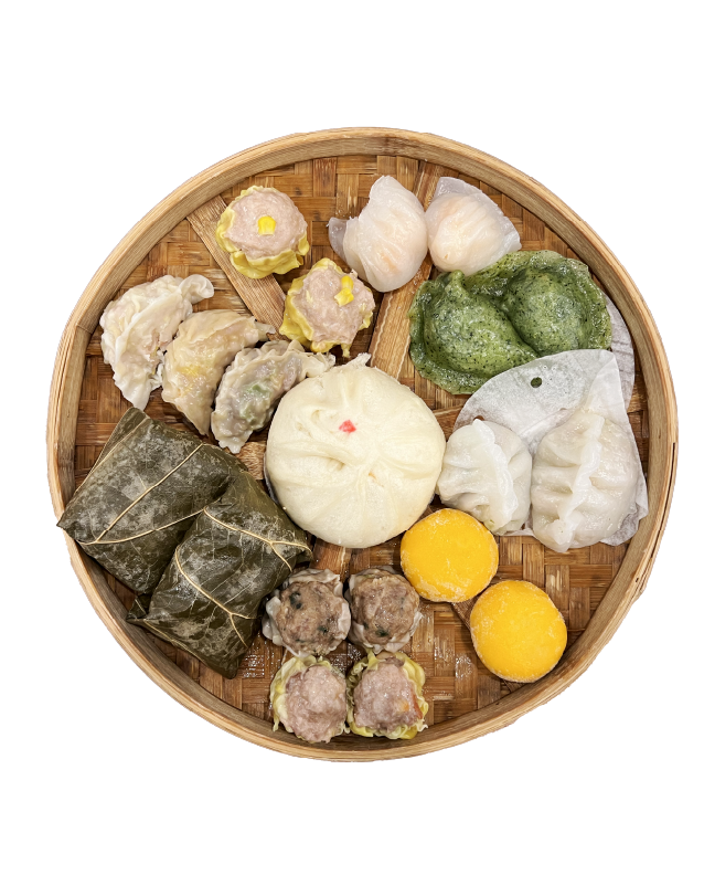 Handmade dim sum tray